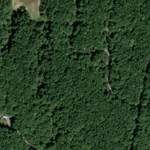 Bird's eye view of the campground