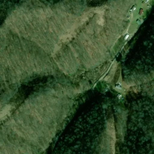Bird's eye view of the campground
