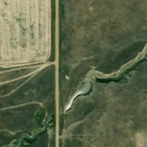 Bird's eye view of the campground
