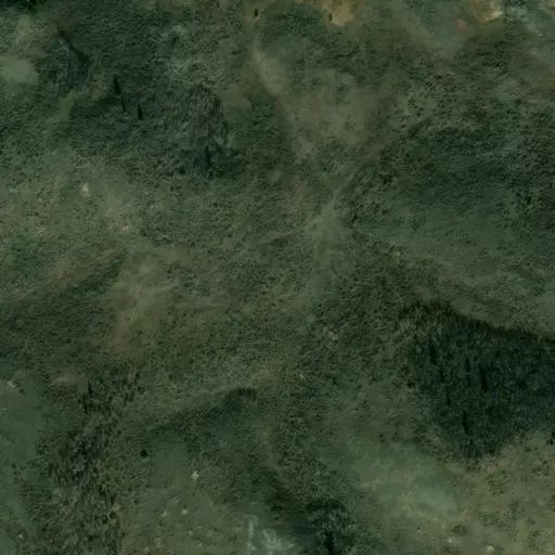 Bird's eye view of the campground