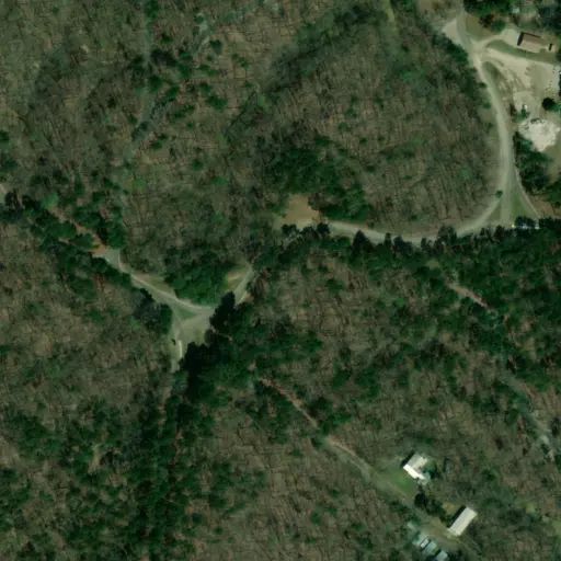 Bird's eye view of the campground