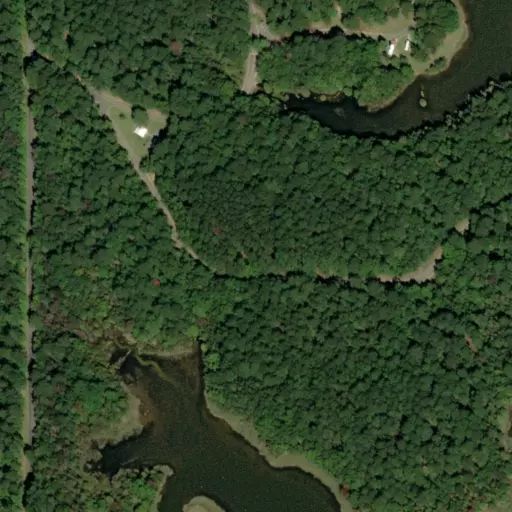 Bird's eye view of the campground