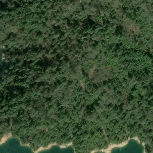 Bird's eye view of the campground