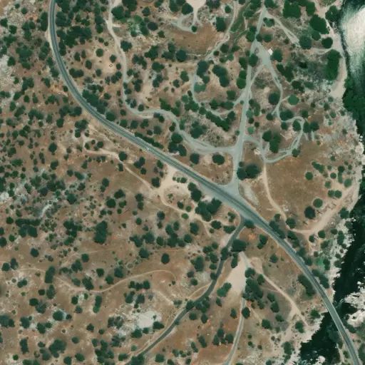 Bird's eye view of the campground