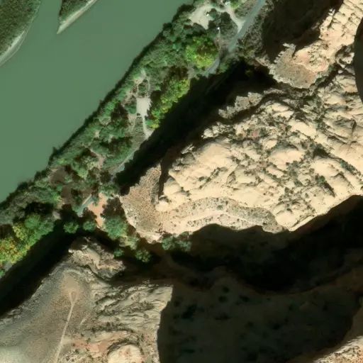 Bird's eye view of the campground