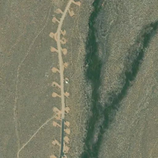 Bird's eye view of the campground