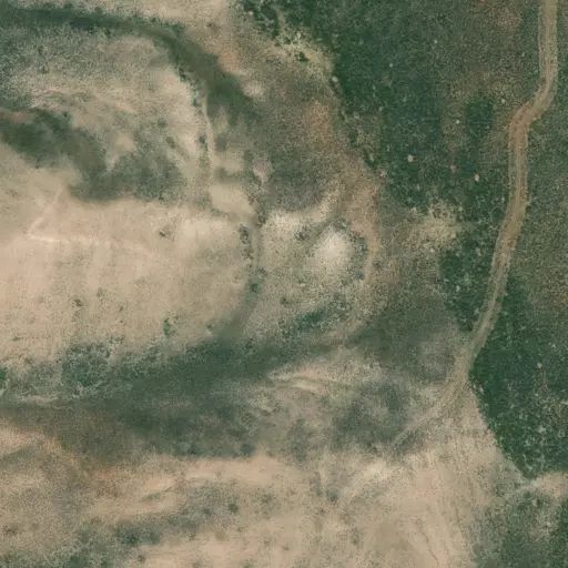 Bird's eye view of the campground