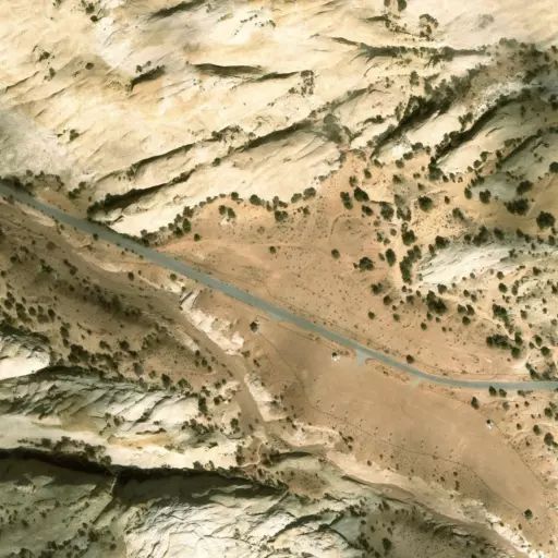 Bird's eye view of the campground