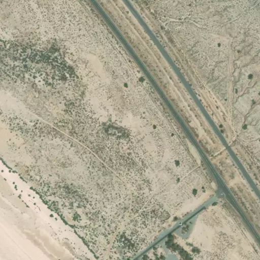 Bird's eye view of the campground