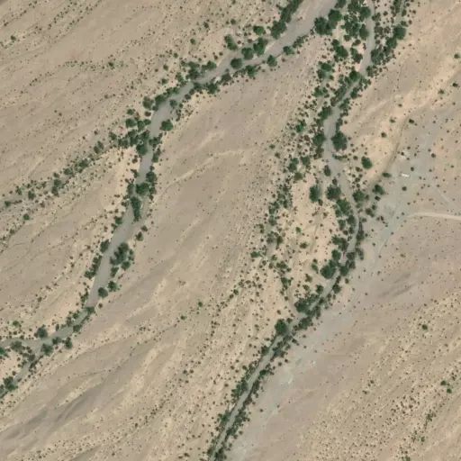 Bird's eye view of the campground