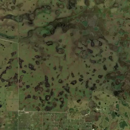 Bird's eye view of the campground