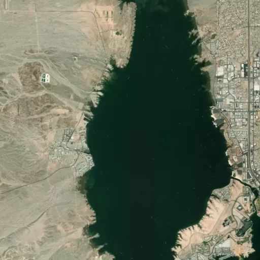 Bird's eye view of the campground