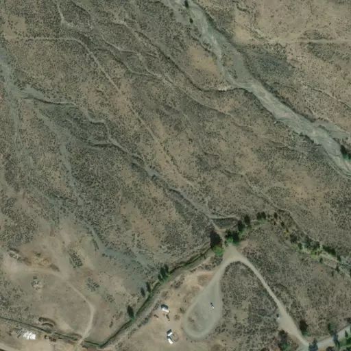 Bird's eye view of the campground