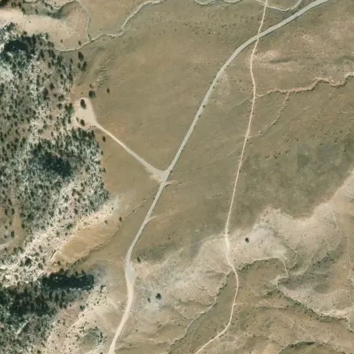 Bird's eye view of the campground