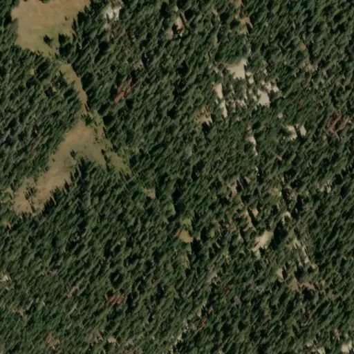Bird's eye view of the campground