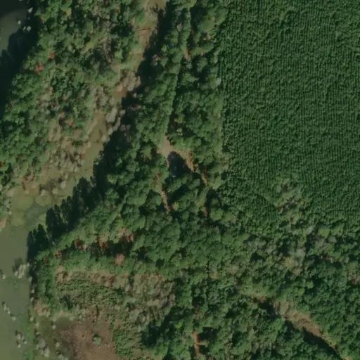 Bird's eye view of the campground