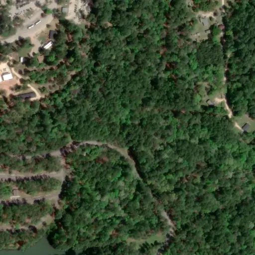 Bird's eye view of the campground
