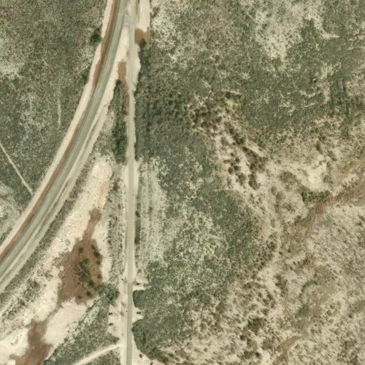 Bird's eye view of the campground