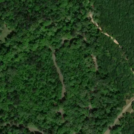 Bird's eye view of the campground