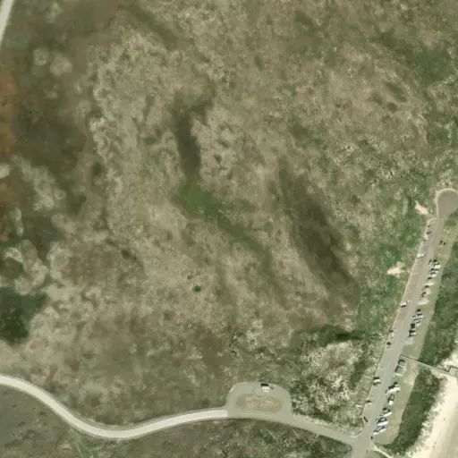 Bird's eye view of the campground