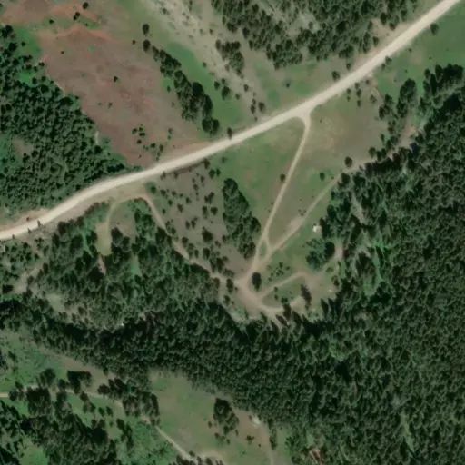Bird's eye view of the campground