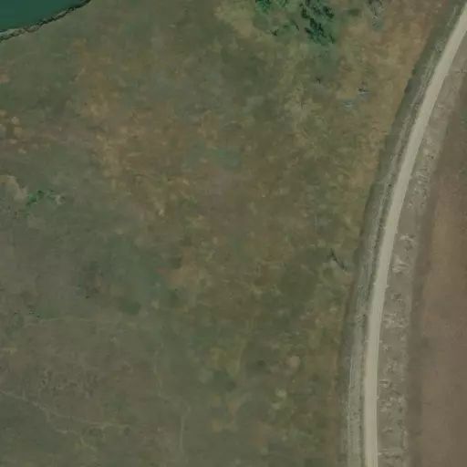 Bird's eye view of the campground