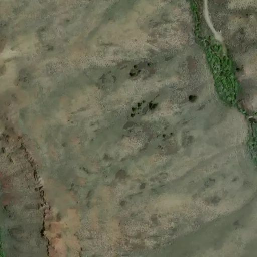 Bird's eye view of the campground