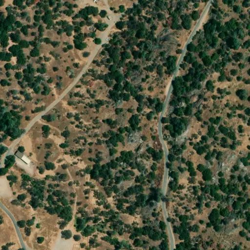 Bird's eye view of the campground