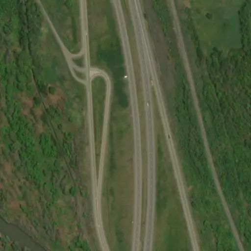Bird's eye view of the campground