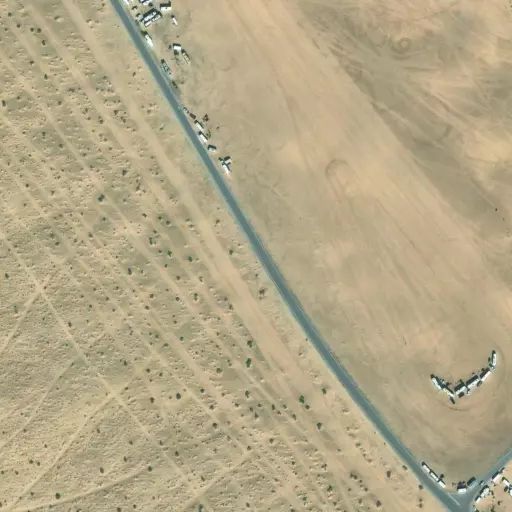 Bird's eye view of the campground