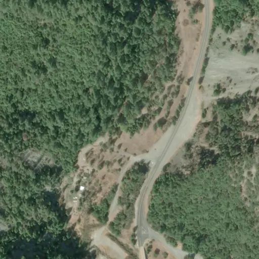 Bird's eye view of the campground