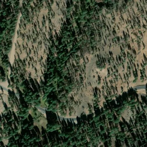 Bird's eye view of the campground