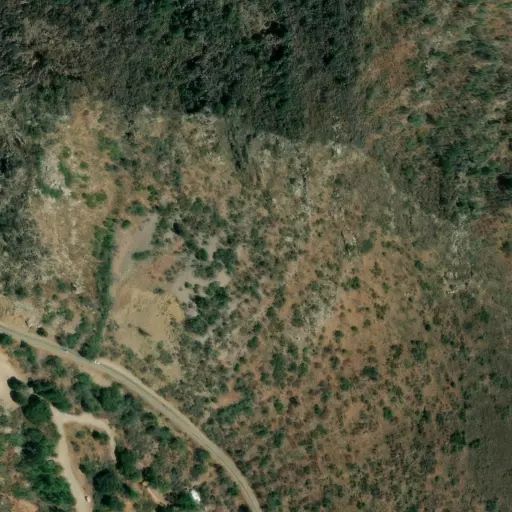 Bird's eye view of the campground