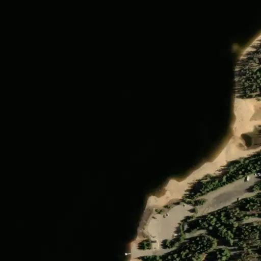 Bird's eye view of the campground