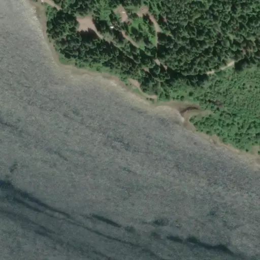 Bird's eye view of the campground