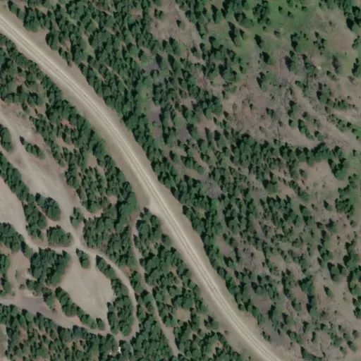 Bird's eye view of the campground
