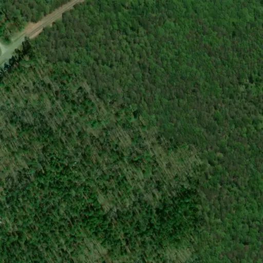 Bird's eye view of the campground