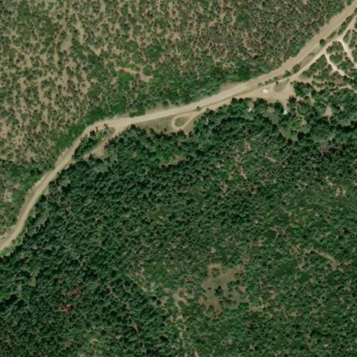 Bird's eye view of the campground