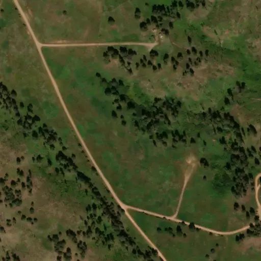 Bird's eye view of the campground