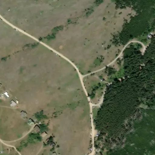 Bird's eye view of the campground