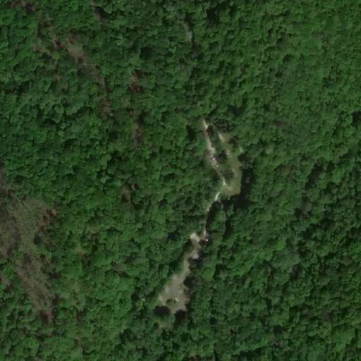Bird's eye view of the campground