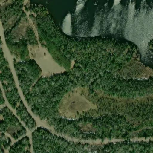 Bird's eye view of the campground