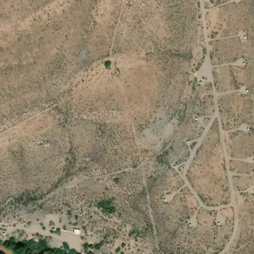 Bird's eye view of the campground