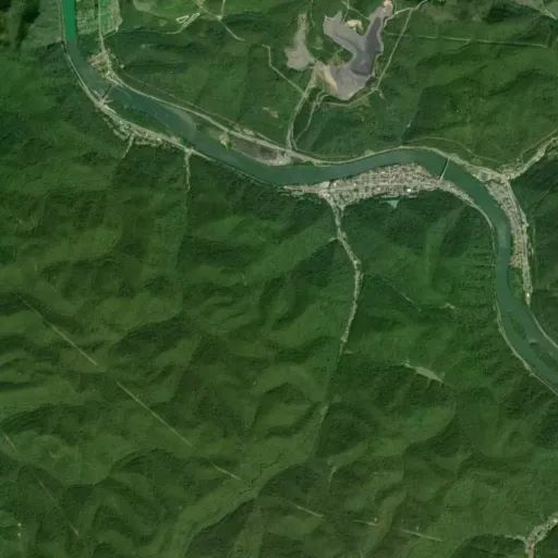 Bird's eye view of the park