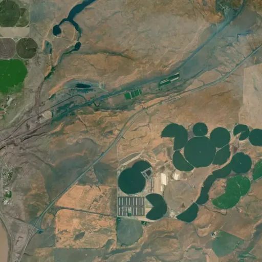 Bird's eye view of the park
