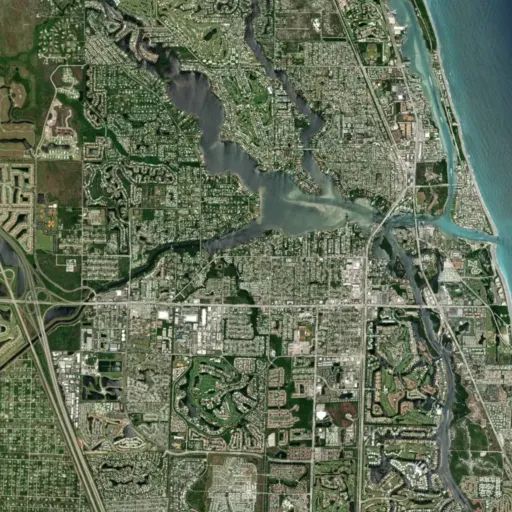 Bird's eye view of the park