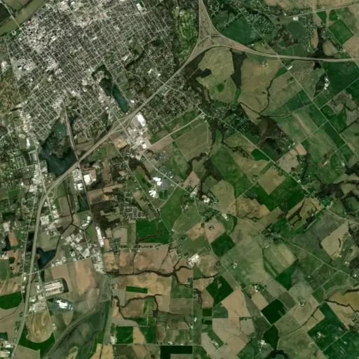 Bird's eye view of the park