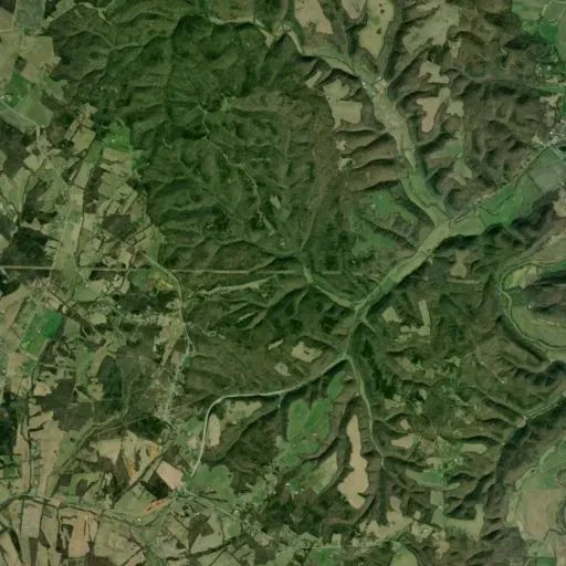 Bird's eye view of the park