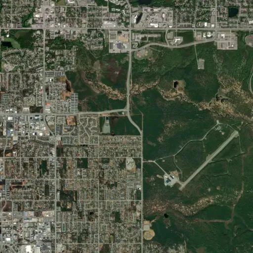 Bird's eye view of the park