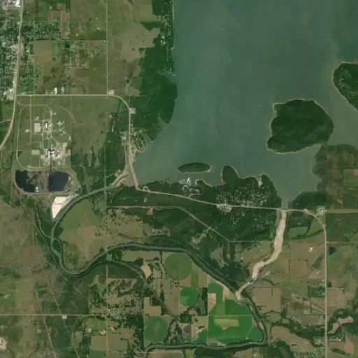 Bird's eye view of the park